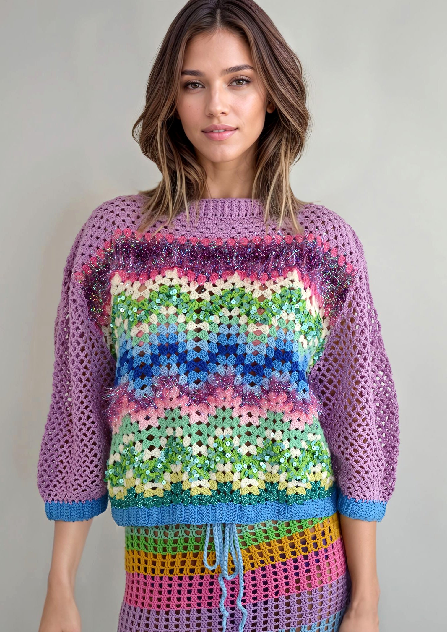 Kathy crochet sweater