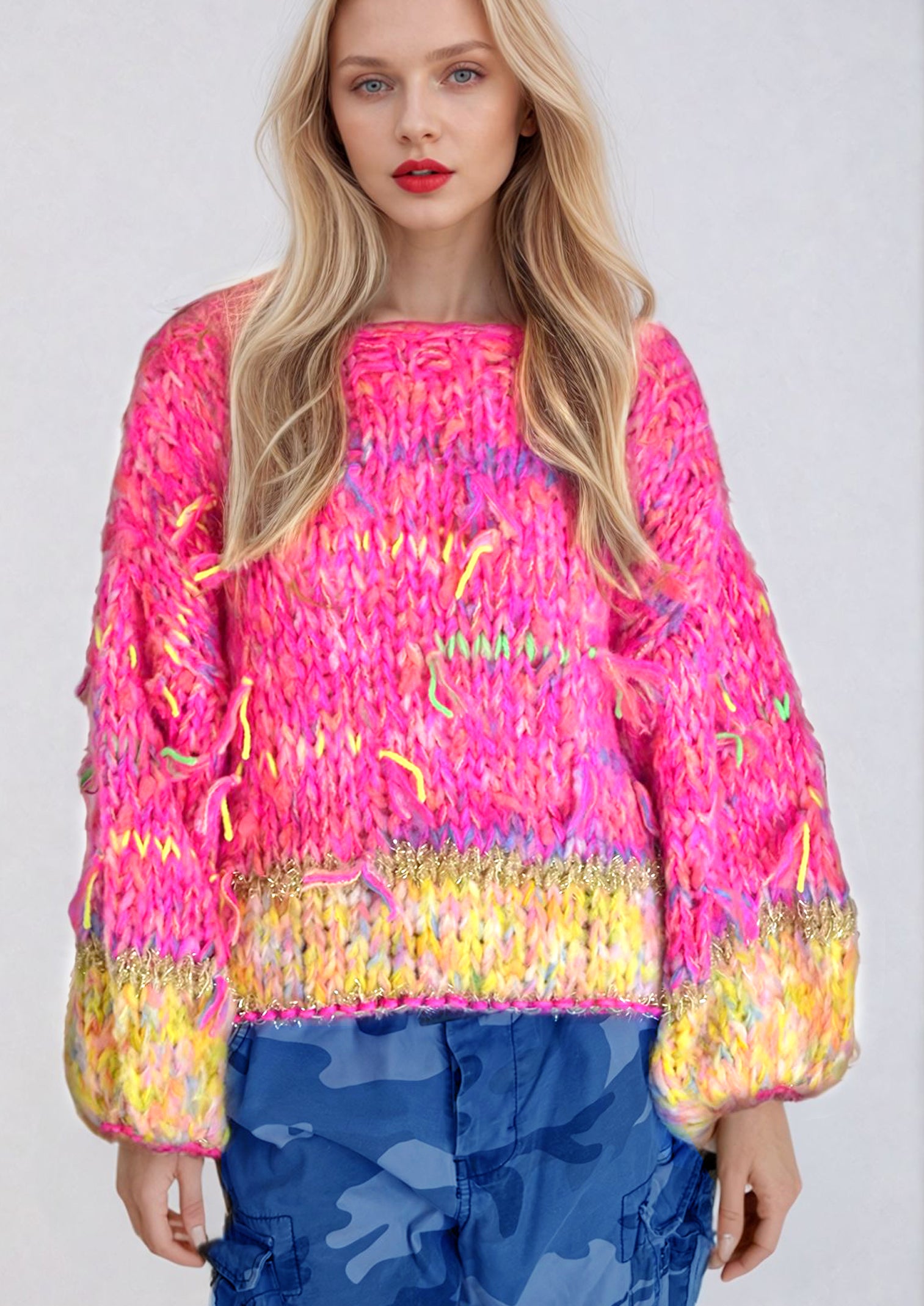 Thora sweater hotpink